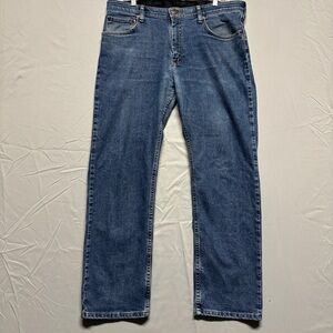 Wrangler Men's Straight Blue Jeans